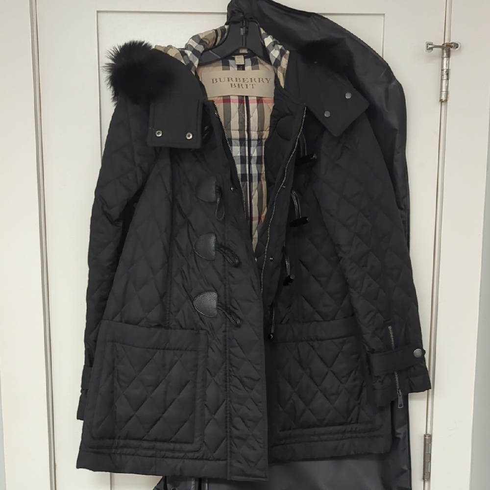 Burberry Black Quilted Puffer Jacket